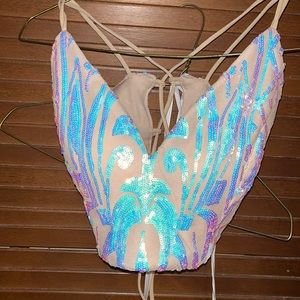 gorgeous 2 piece prom dress, 00/ xs